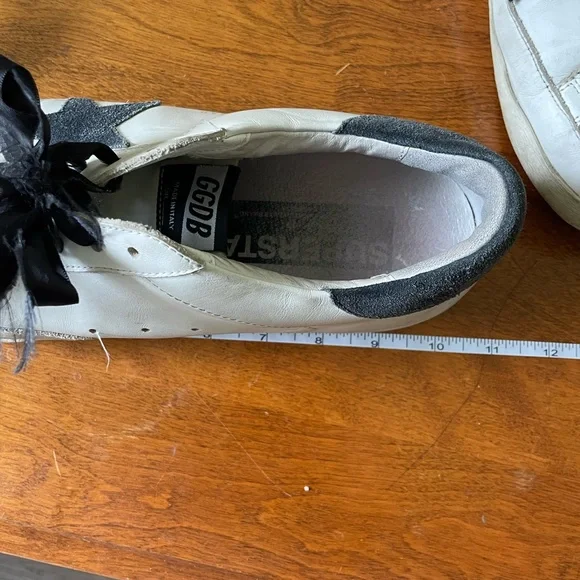 Golden Goose Women's Super-Star in white leather with contrasting inserts